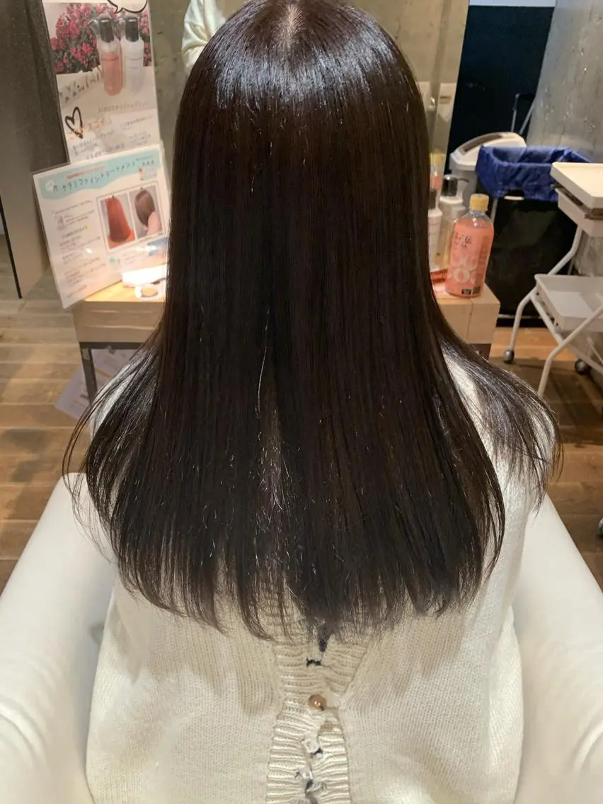 セミロング ヘアカラー トリートメント 髪質改善/レイヤー ✨平沼佑麻✨のヘアスタイル