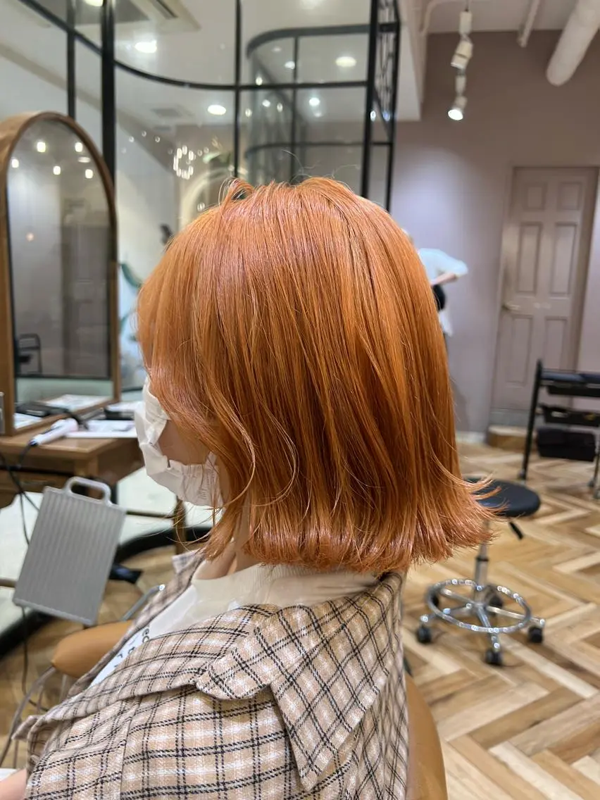 ミディアム ヘアカラー トリートメント 🇰🇷韓国レイヤー 錦糸町【北山謙三】のヘアスタイル