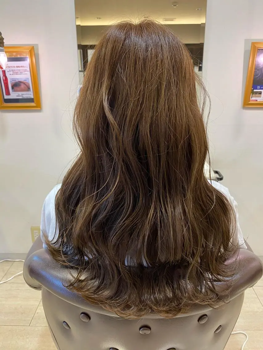 ロング カラー ヘアアレンジ unpeuhair/ 宮岡　光希のその他イメージ