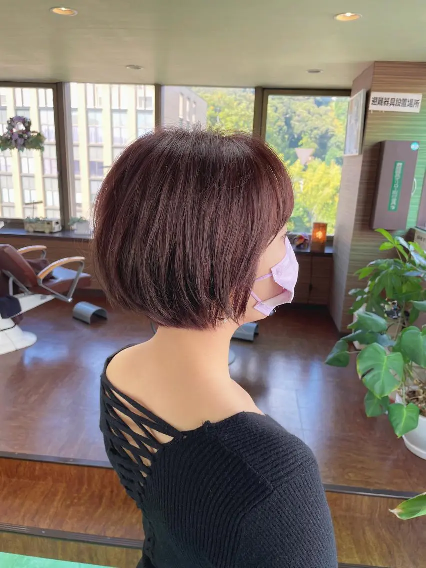 ショート カラー ショートボブ ボブ ショートヘア カット ヘアカラー 土居 正季のヘアスタイル
