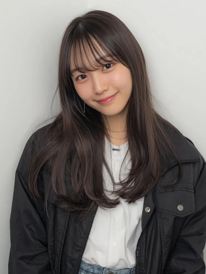 ロング カット トリートメント 阿佐ヶ谷 宇田川 かなのヘアスタイル
