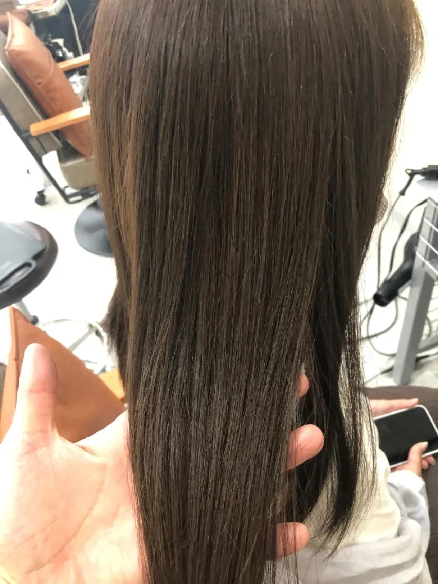 セミロング パーマ 佐々木 政徳のヘアスタイル