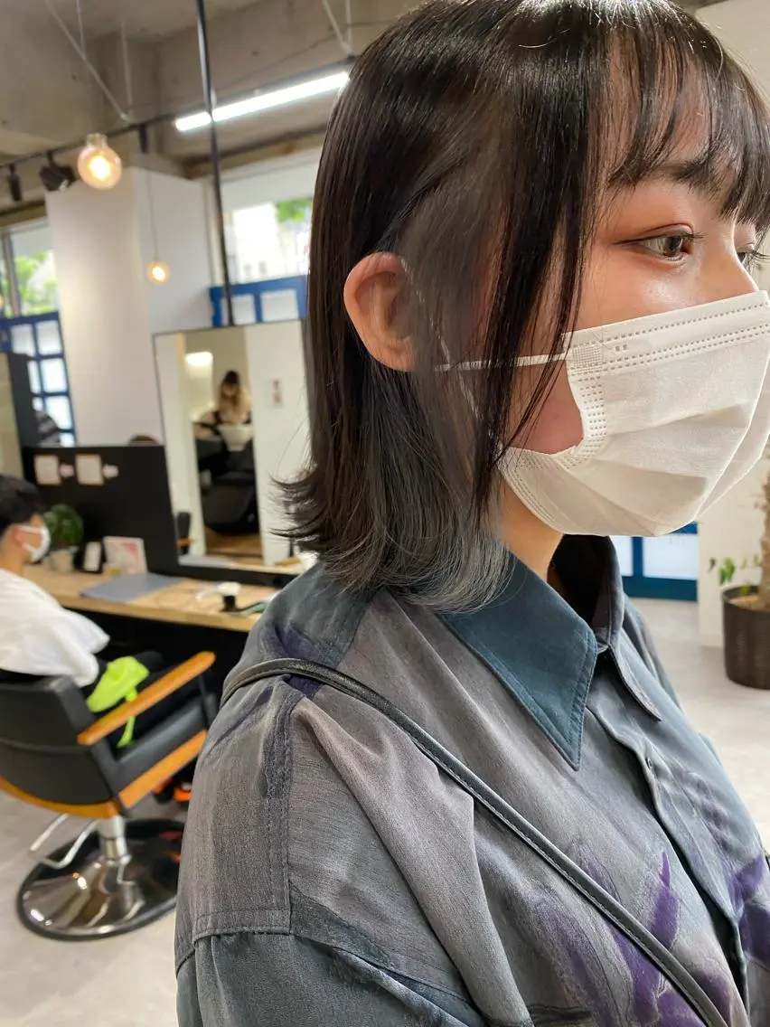 ショート 切りっぱなしボブ ボブ カット ヘアカラー トリートメント 🍃ボブ&ショート 特化🍃髪質改善🍃のヘアスタイル
