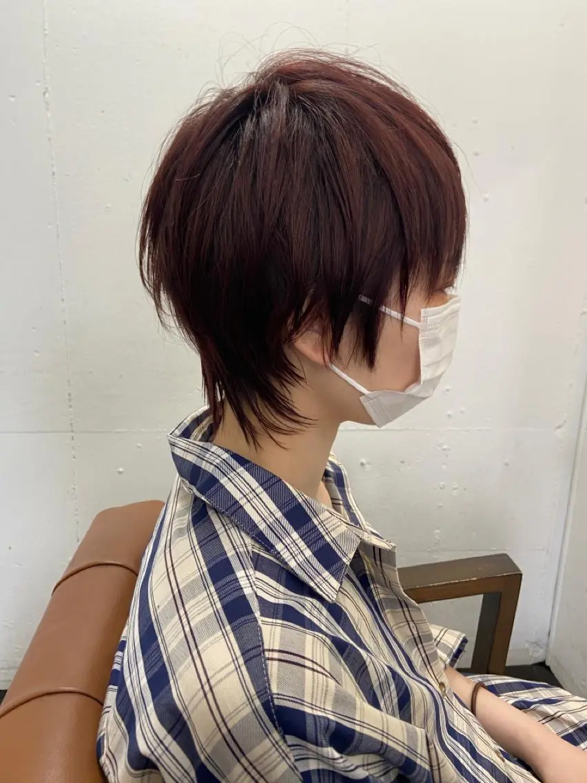 ショート カラー パーマ ヘアアレンジ メンズ キッズ ネイル マツエク・マツパ メンズバレイヤージュ メンズブリーチ メンズハイライト メンズインナーカラー メンズ韓国風 久木原 ゆりのヘアスタイル