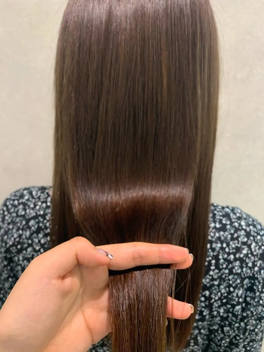 ロング 髪質改善 トリートメント Kureha/ネイル トレンドヘアのネイルデザイン