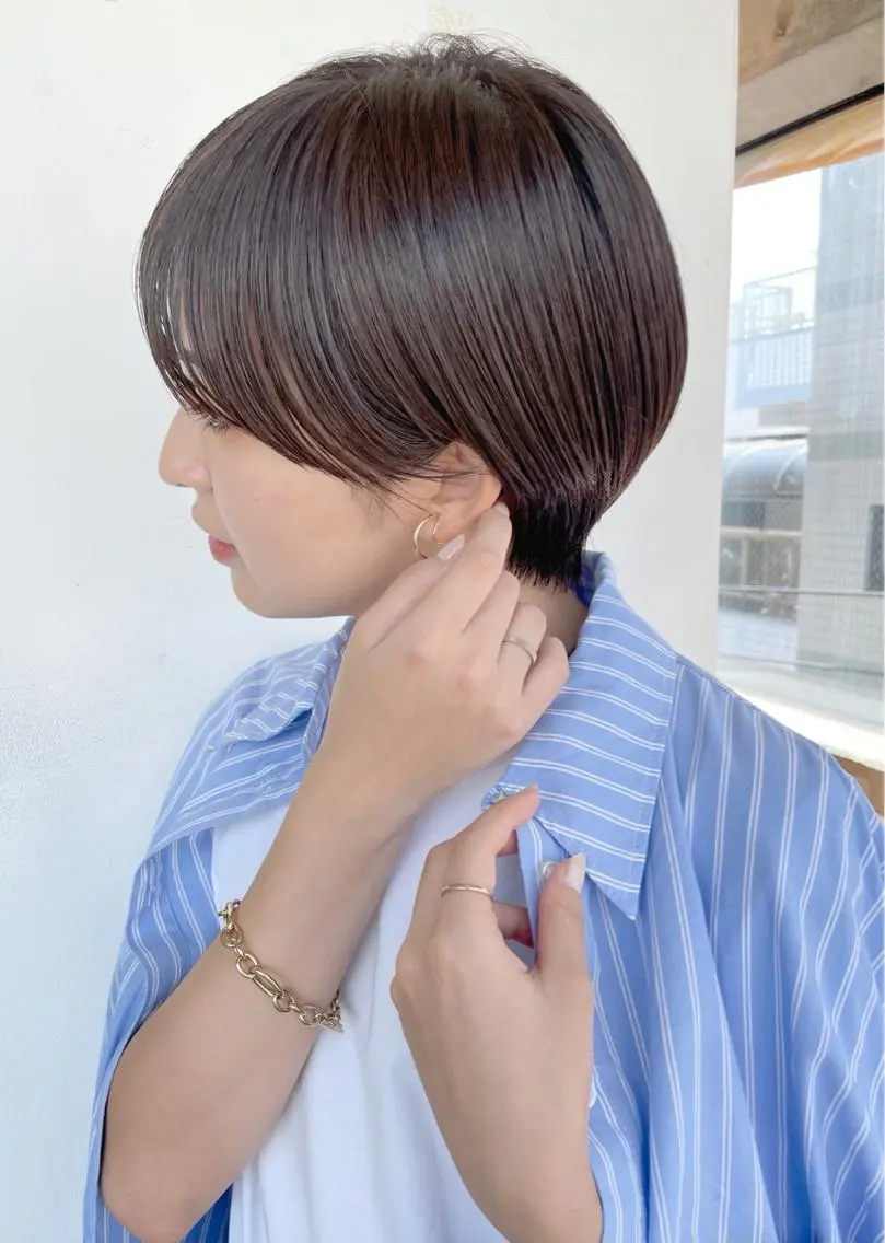 ショート カラー ショートヘア ショート・ボブ 徳竹淳一のヘアスタイル