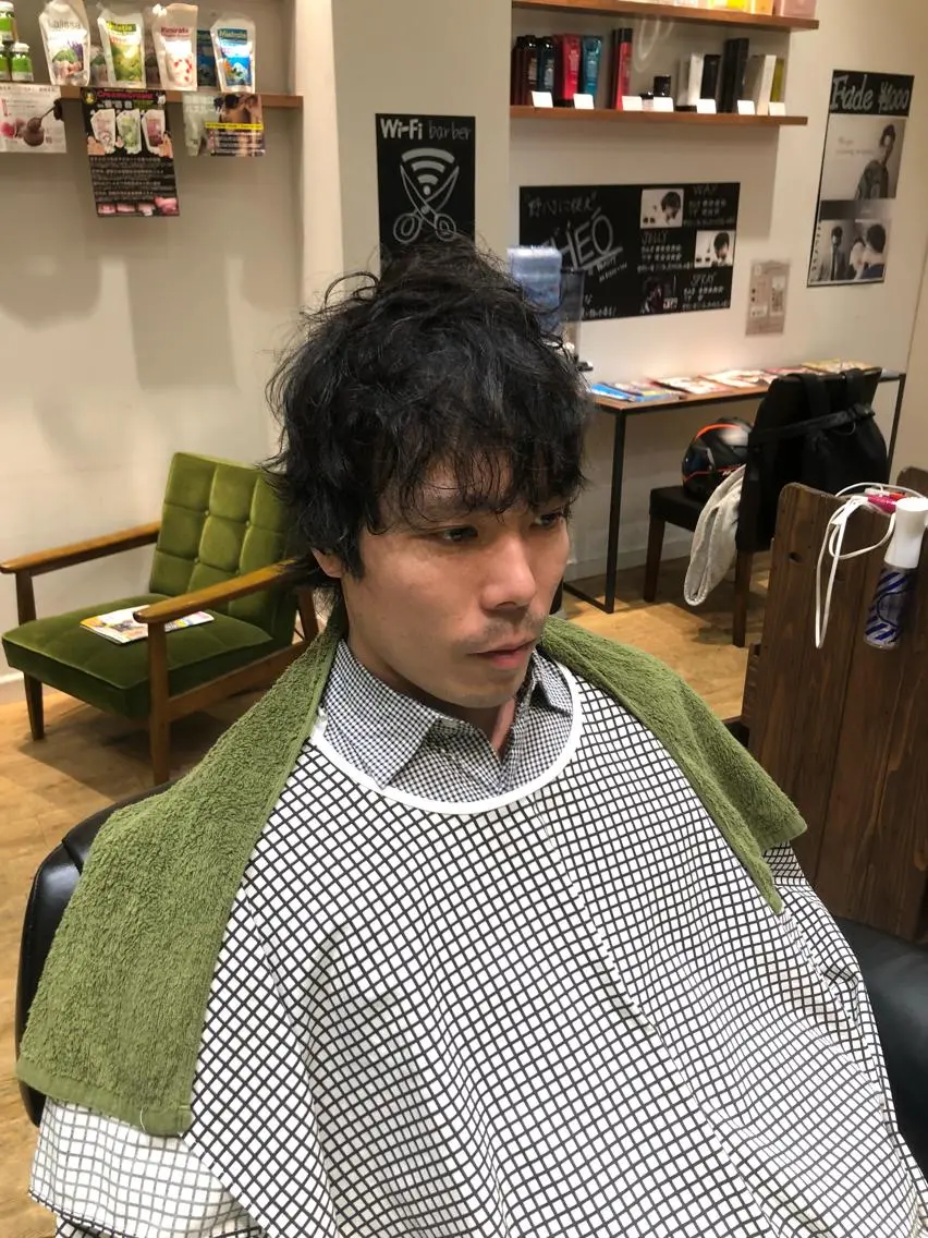 ショート メンズ メンズパーマ 堤　生智のヘアスタイル