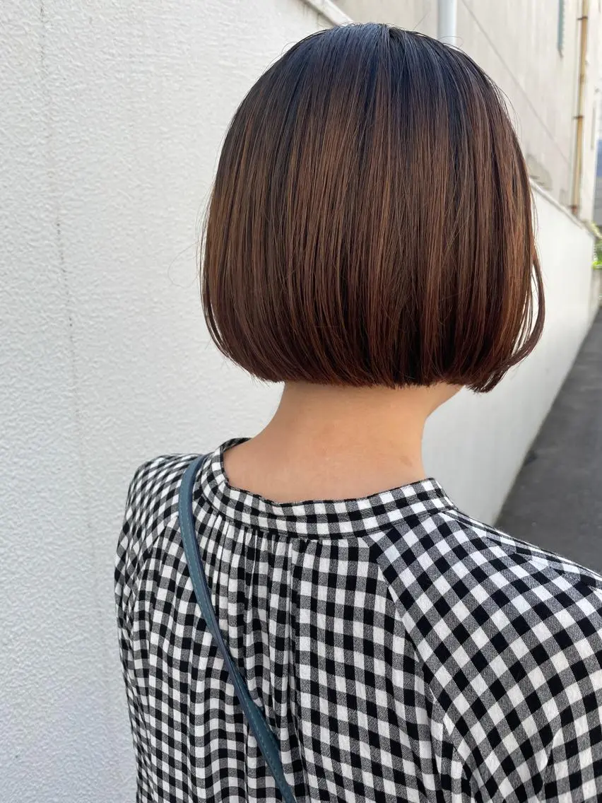 ショート ボブ カット ヘアカラー トリートメント ayane⭐️ボブ・ ショート・パーマのヘアスタイル