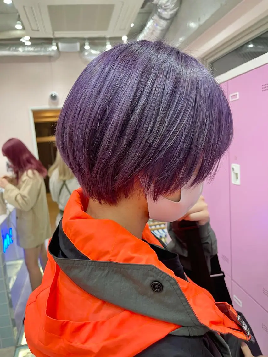 ショート カラー ヘアカラー トリートメント 店長 小池アキトのヘアスタイル