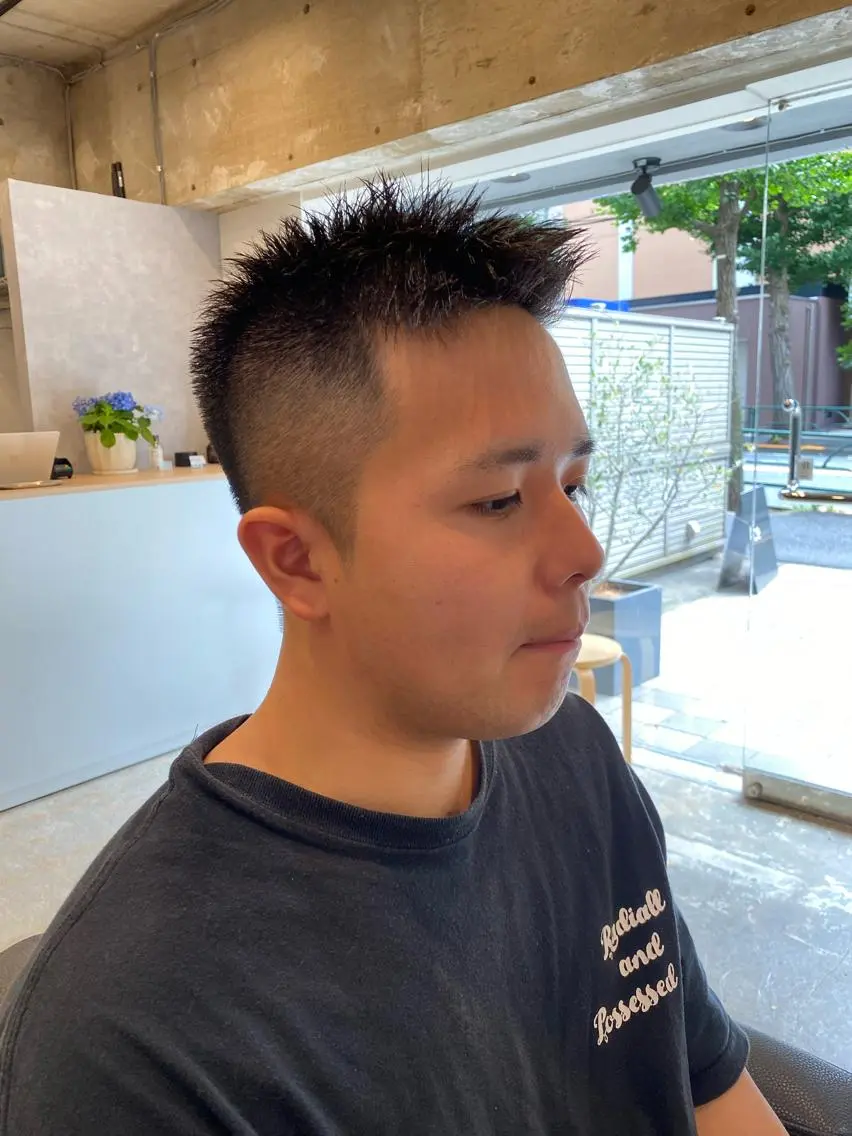 ショート メンズ 💈メンズカット 中野💈志賀 隼樹のヘアスタイル