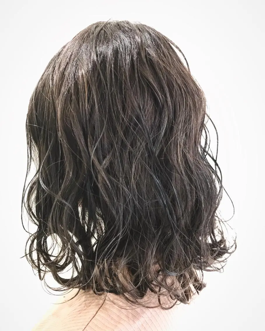 ミディアム カラー ヘアアレンジ 店長 大方康暉のヘアスタイル