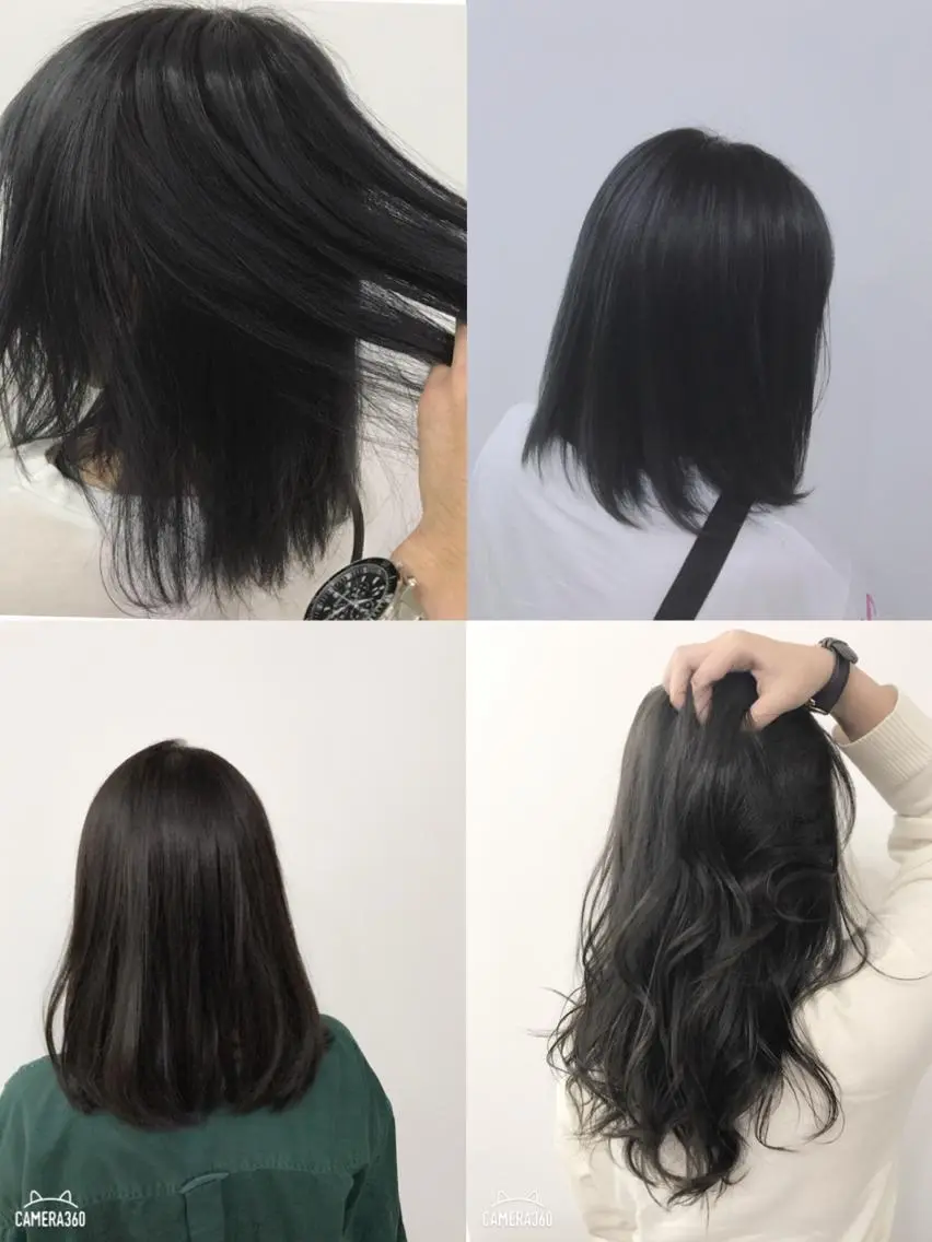セミロング カラー アッシュ ダークグレー ダークグレージュ グレージュ 相武台ショート特化 💐川崎希💐のヘアスタイル