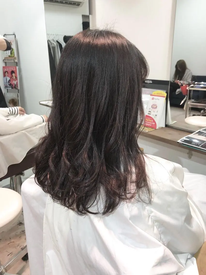 セミロング 村田 幸穂のヘアスタイル