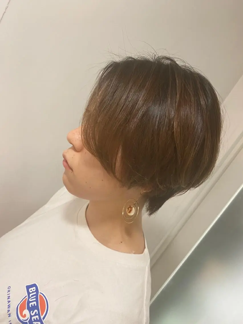 ショート 藤田 遼のヘアスタイル