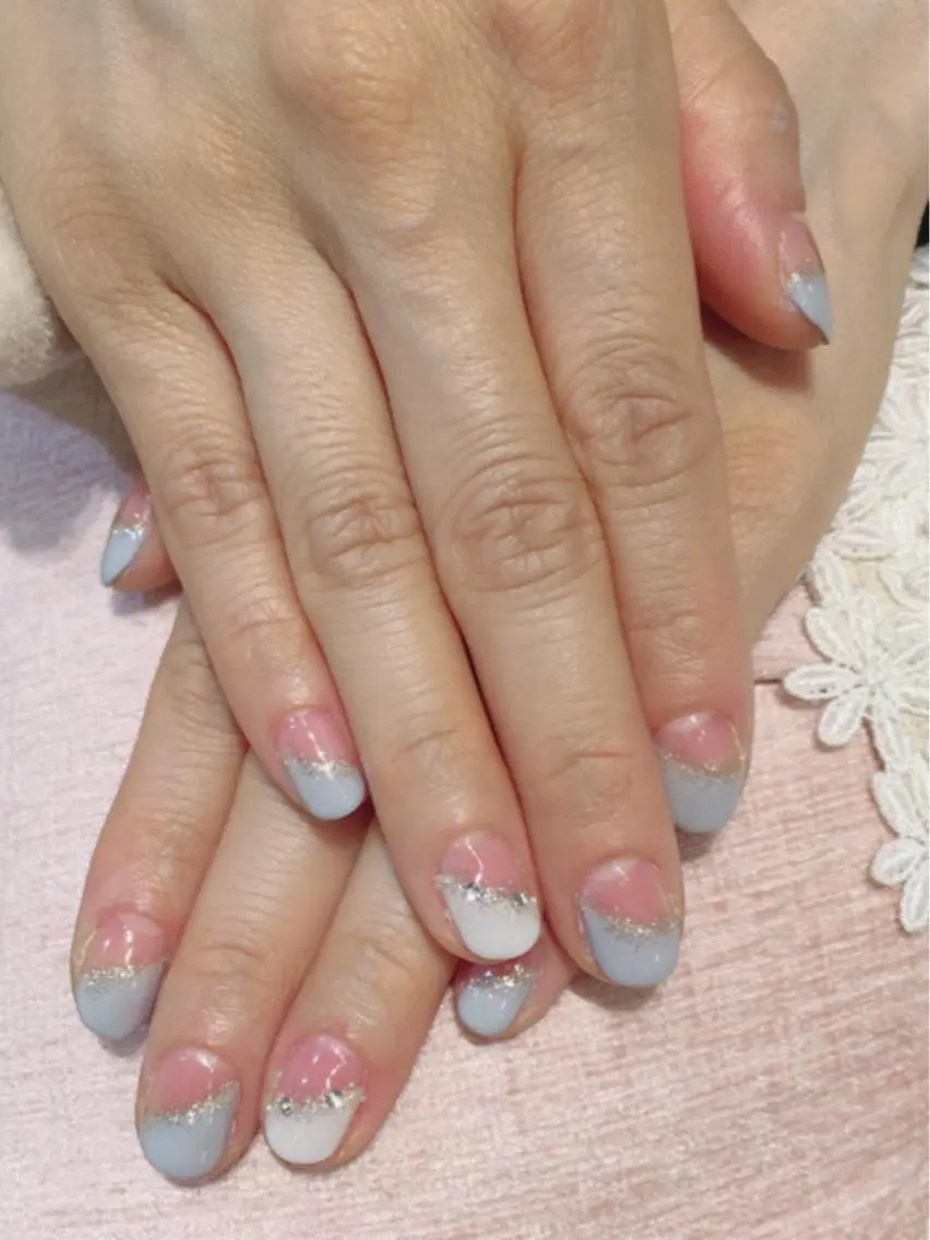 ネイル ビジューバイアクイユ ネイルズ 東中野店のネイルデザイン