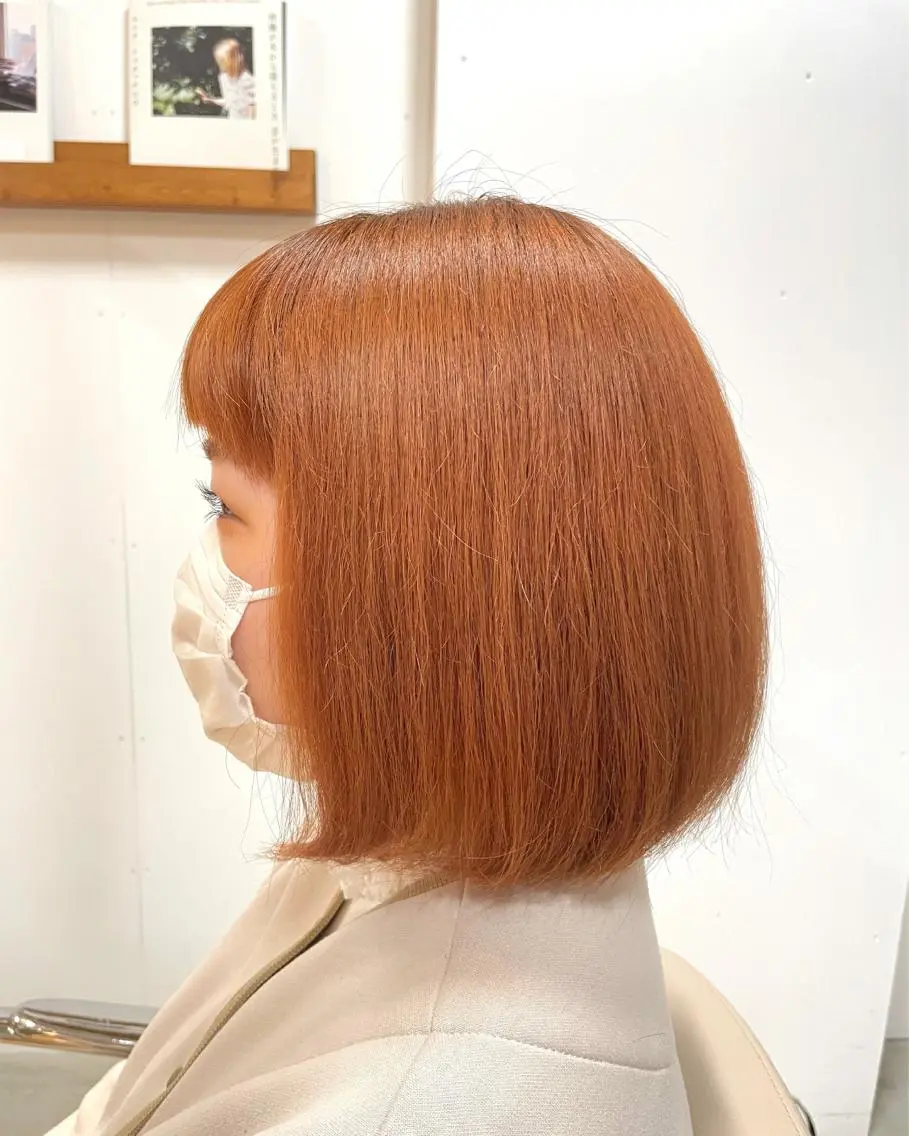 ショート カラー ブラウンカラー HaKU 藤本かすみのヘアスタイル