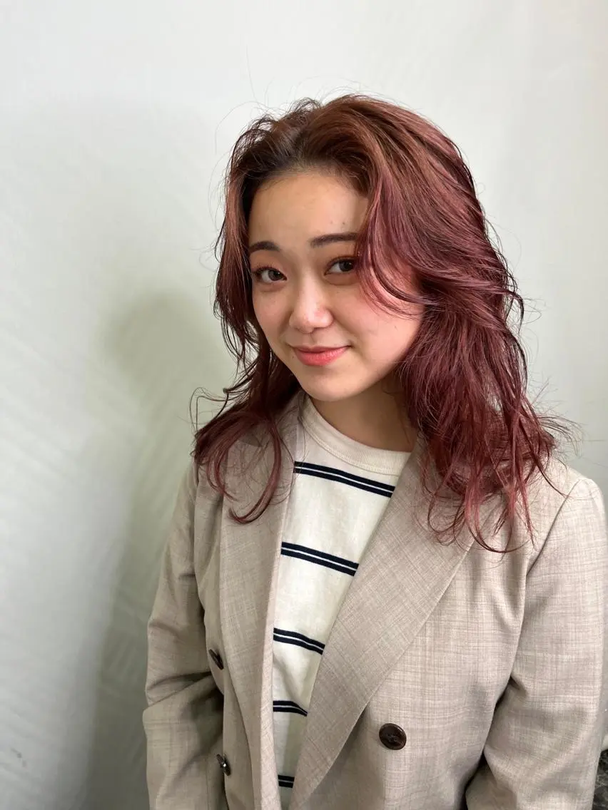 ロング カラー ヘアアレンジ ウスイマイコ カット/ケアカラーのヘアスタイル