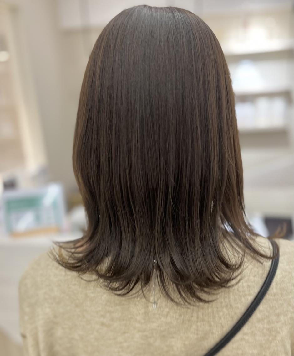 ミディアム 髪質改善/パーマ/ 暖色カラー❤Reiのヘアスタイル