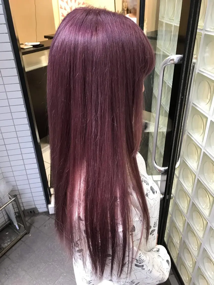 ロング カラー パーマ ヘアアレンジ メンズ キッズ ネイル マツエク・マツパ 神山 昌子のヘアスタイル