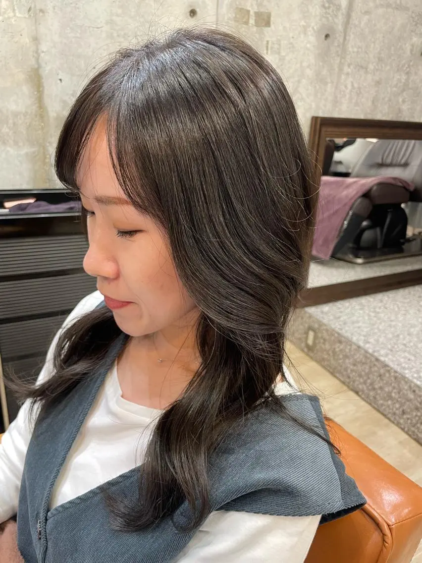 ロング カラー ヘアアレンジ カット ヘアカラー トリートメント 東 史夏のヘアスタイル