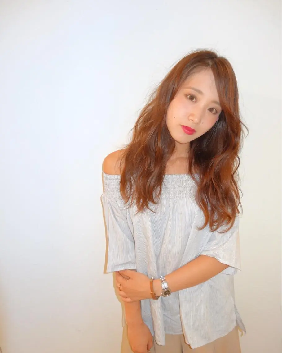 セミロング ロング _WHITE高槻店 yusukeのヘアスタイル