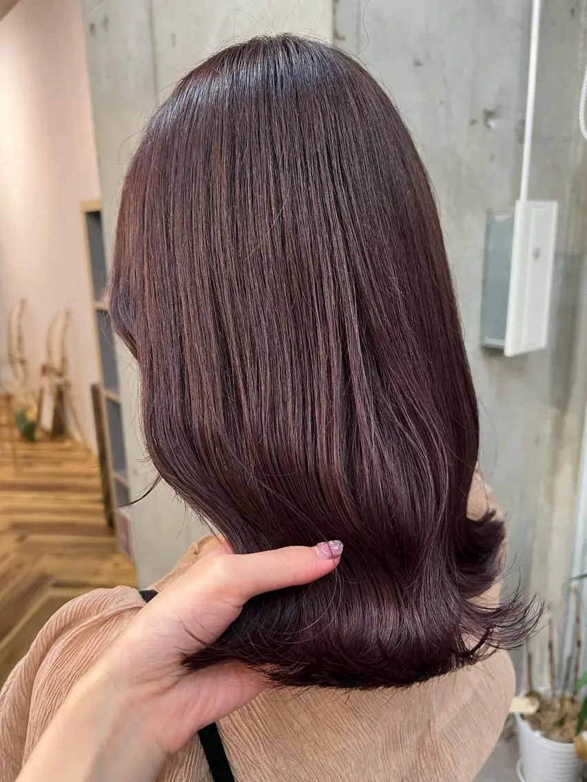 セミロング カラー ラベンダーカラー ラベンダーピンク ピンクカラー ヘアカラー Ayaka🩰🎀 ガーリー/暖色♡のヘアスタイル