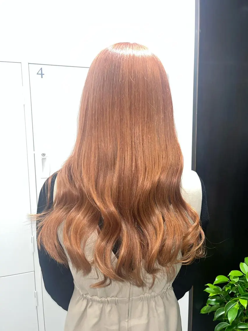 ロング カラー ヘアカラー トリートメント ヘアセット 🎀透明感 カラー🎀ミズキのヘアスタイル