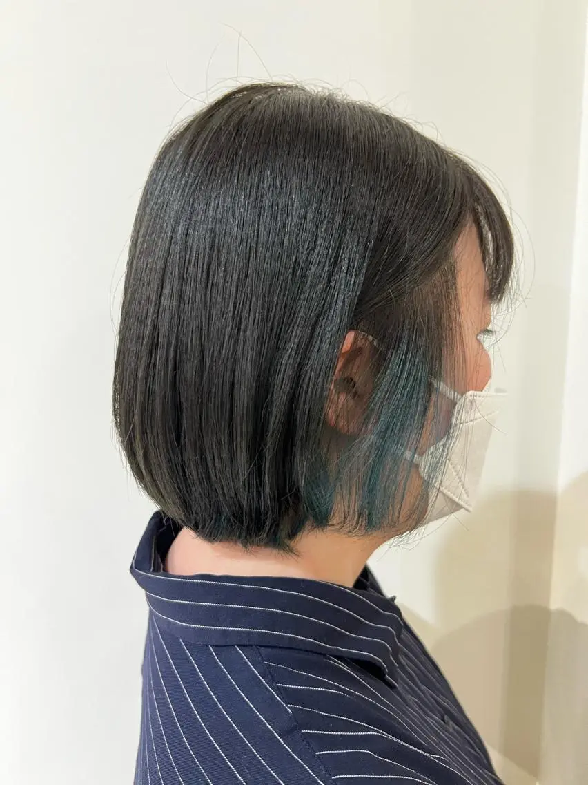ショート カラー インナーカラー ながやま まいのヘアスタイル