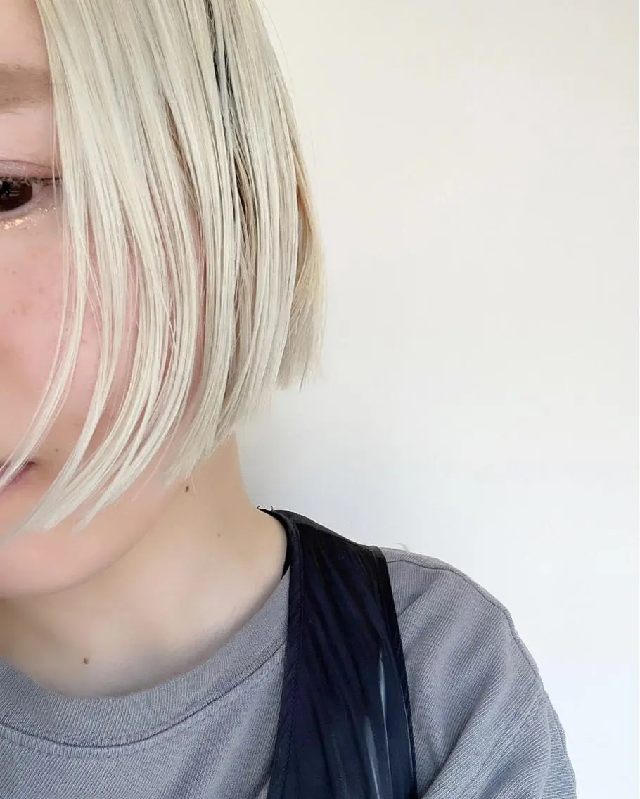 ミディアム カラー パーマ ヘアアレンジ メンズ キッズ ネイル マツエク・マツパ カット ヘアカラー トリートメント tatsumi/ボブ ウルフ/レイヤーのヘアスタイル