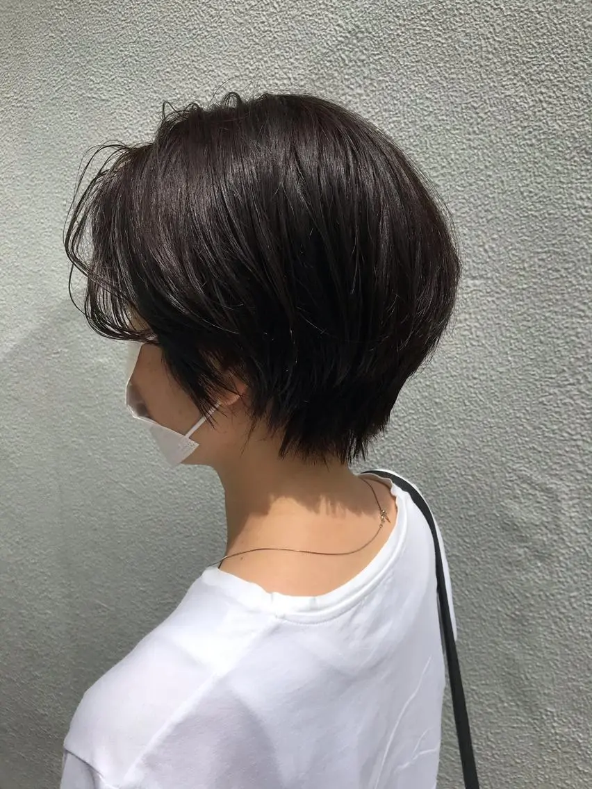 ショート カット ヘアカラー トリートメント ayane⭐️ボブ・ ショート・パーマのヘアスタイル