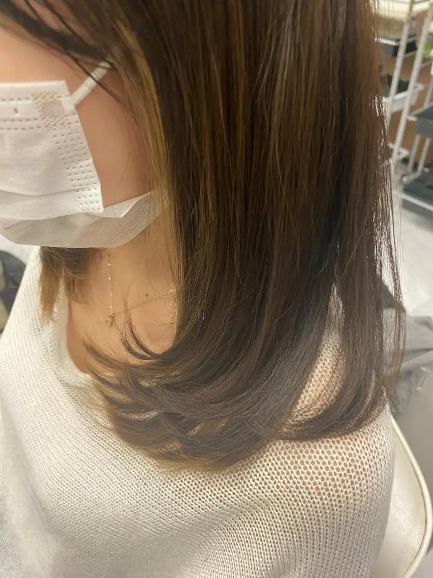 ロング レイヤーカット シャギー 目黒 碧人のヘアスタイル