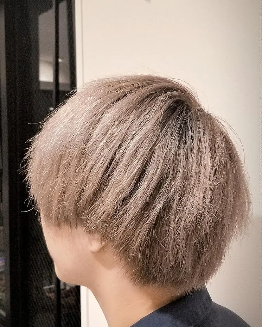 ショート カラー ベージュカラー ヘアカラー 🌿赤み消し/ 艶カラー落合 優🌿のヘアスタイル