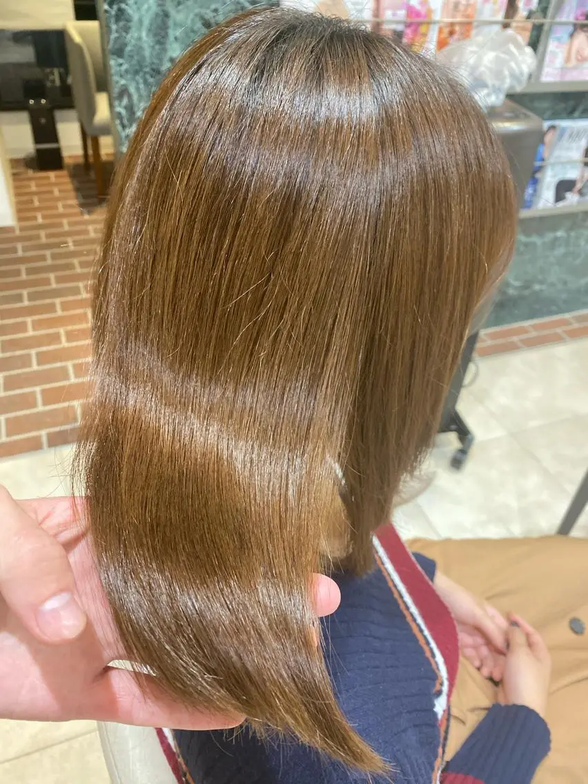 ロング トリートメント タナカ レイヤのヘアスタイル