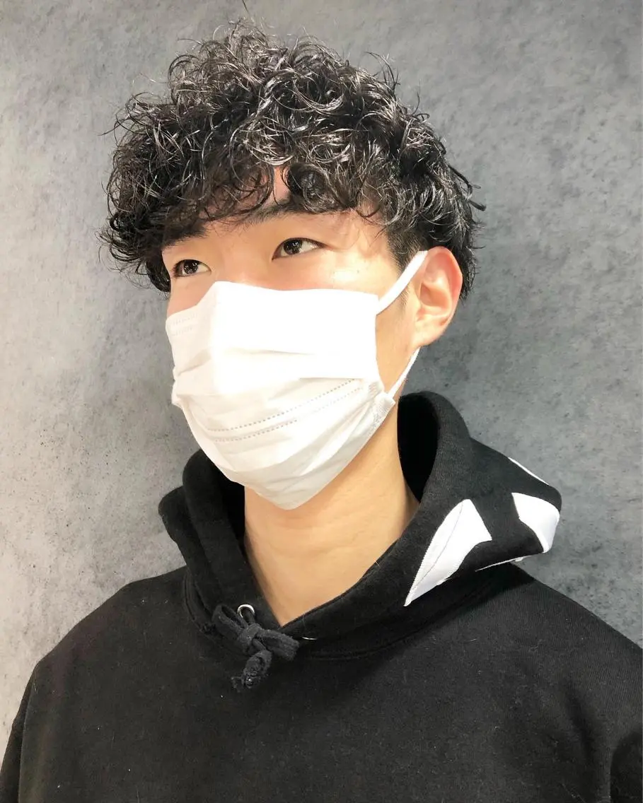 パーマ ヘアアレンジ メンズ カット パーマ トリートメント ヘアセット メンズ特化✂️栗原 侑也のヘアスタイル