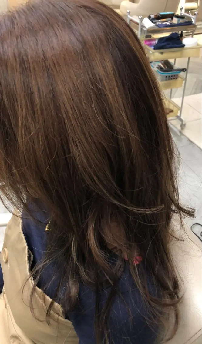 ロング カラー 片山美穂 心斎橋・なんばのヘアスタイル