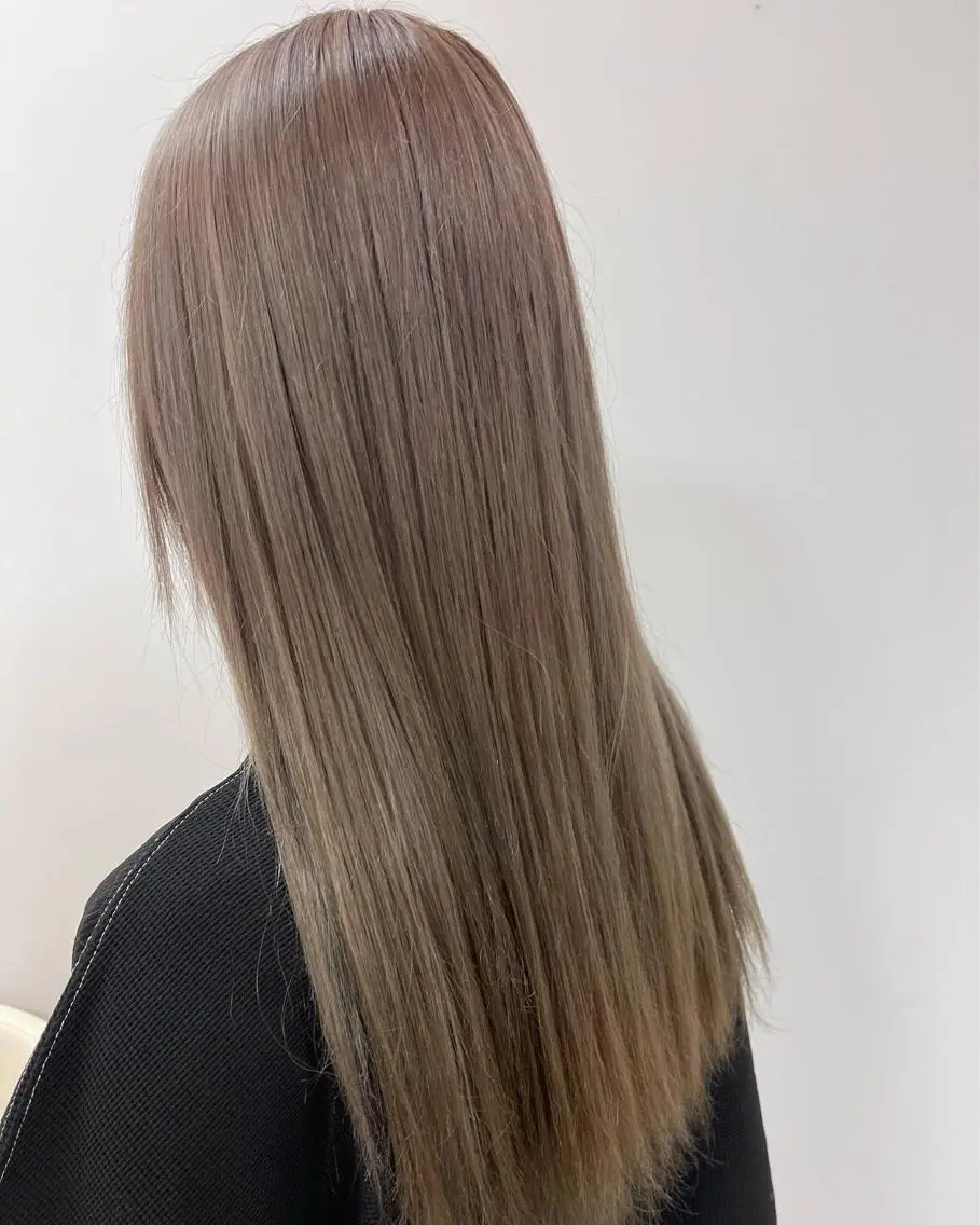 ロング カラー 髪質改善・縮毛矯正 年間1500名担当♪のヘアスタイル