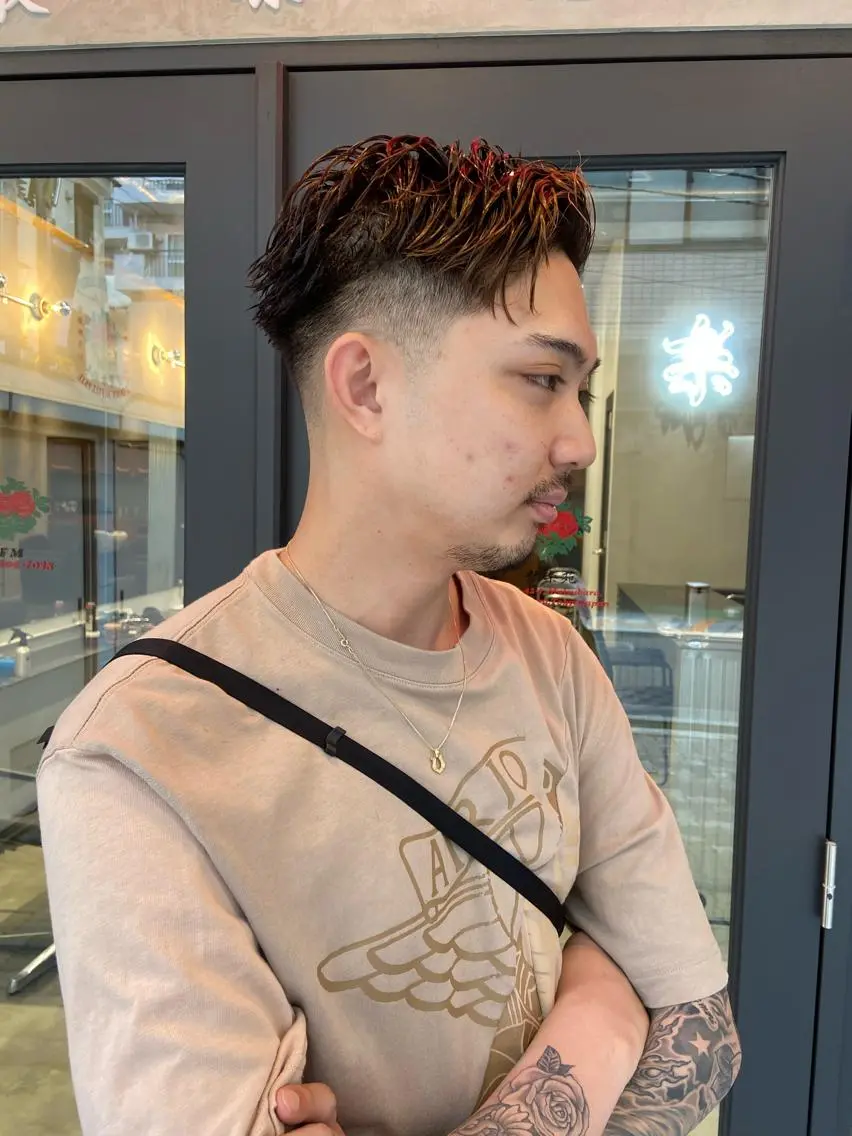ミディアム メンズ カット 💈圧倒的メンズ特化 DAITO💈のヘアスタイル