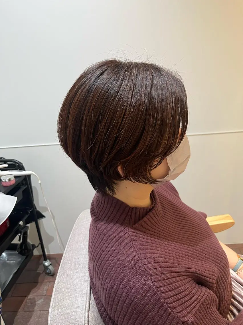 ショート カット ヘッドスパ マンツーマン 縮毛矯正/マユコのヘアスタイル