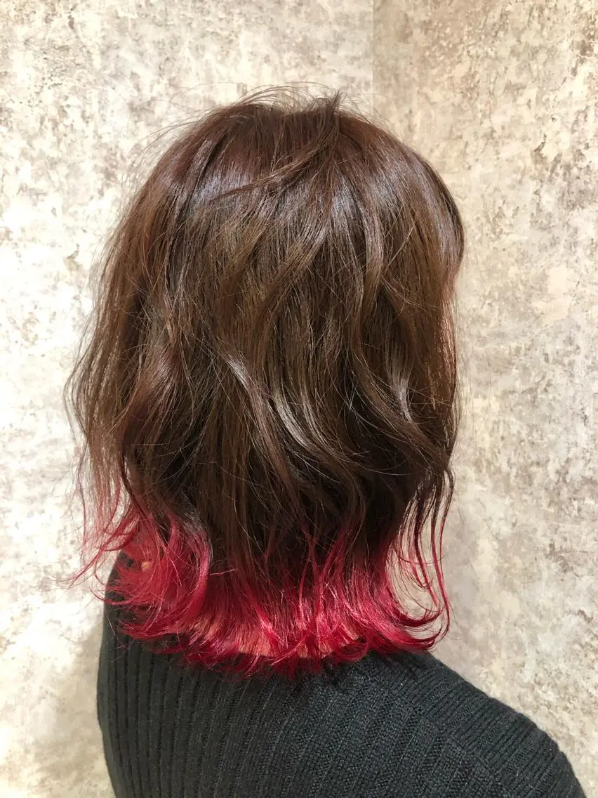 ミディアム カラー ヘアカラー トリートメント 杉田 一浩のヘアスタイル