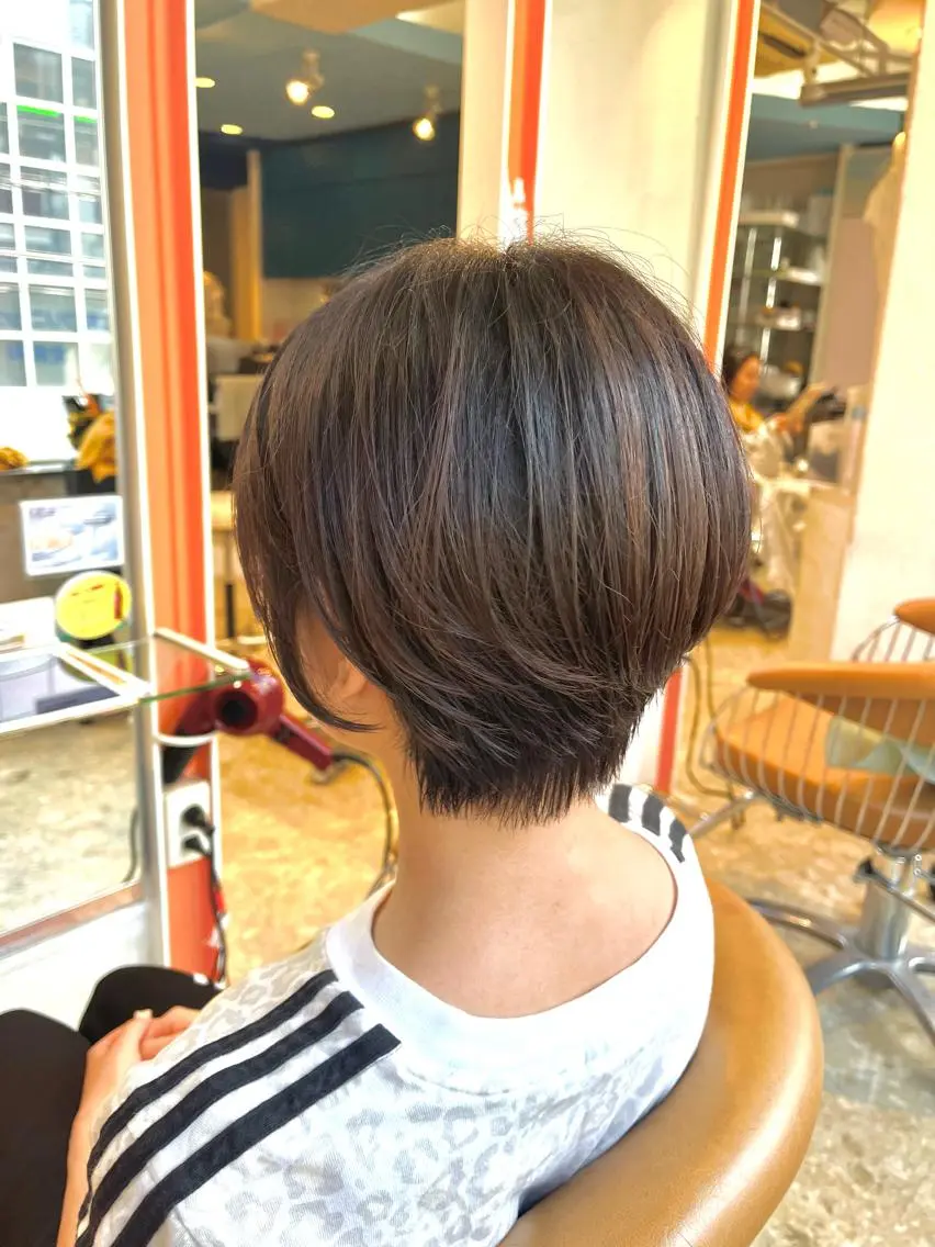 ショート カット うしだ かおるのヘアスタイル
