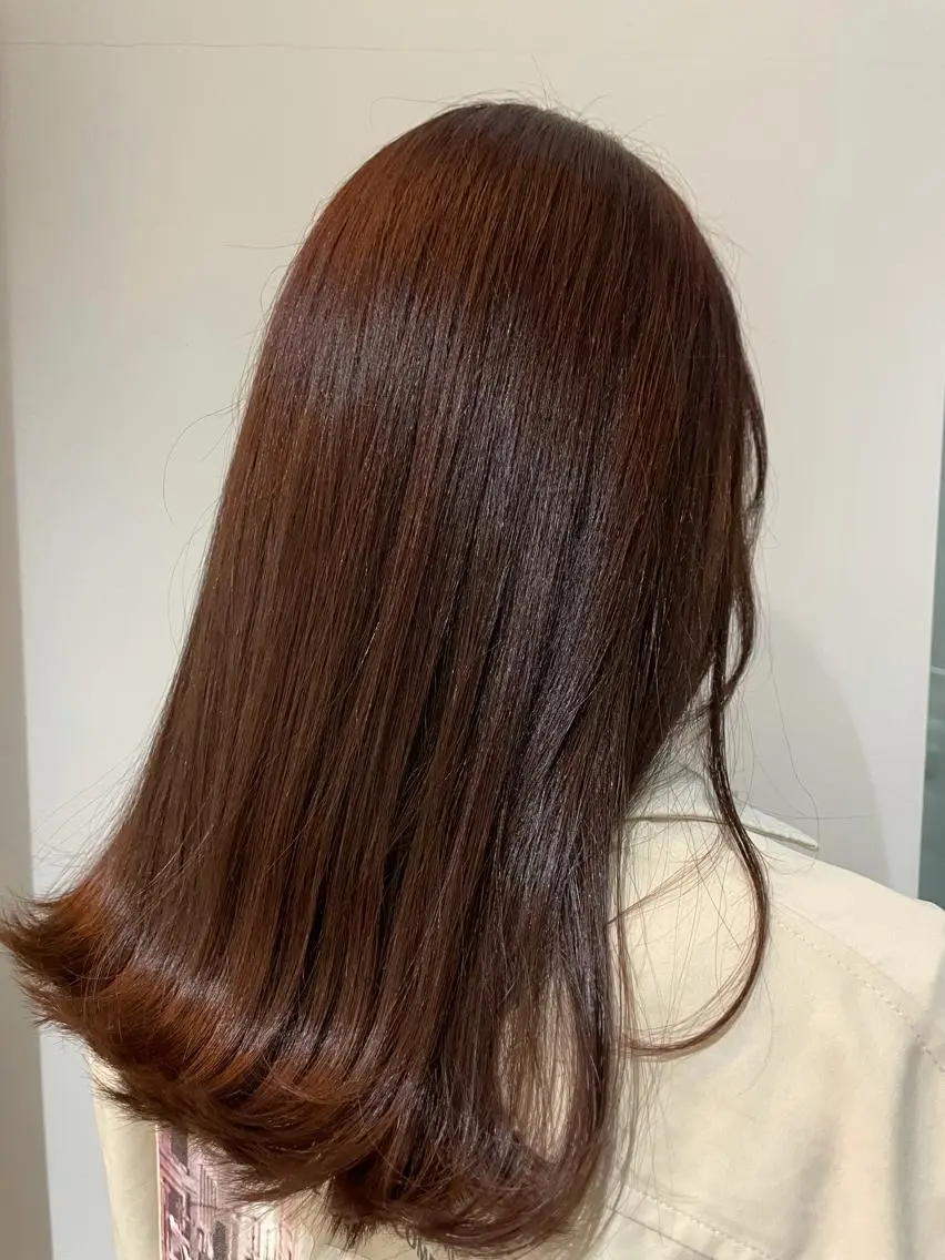 ロング カラー ロング 岩戸 新のヘアスタイル