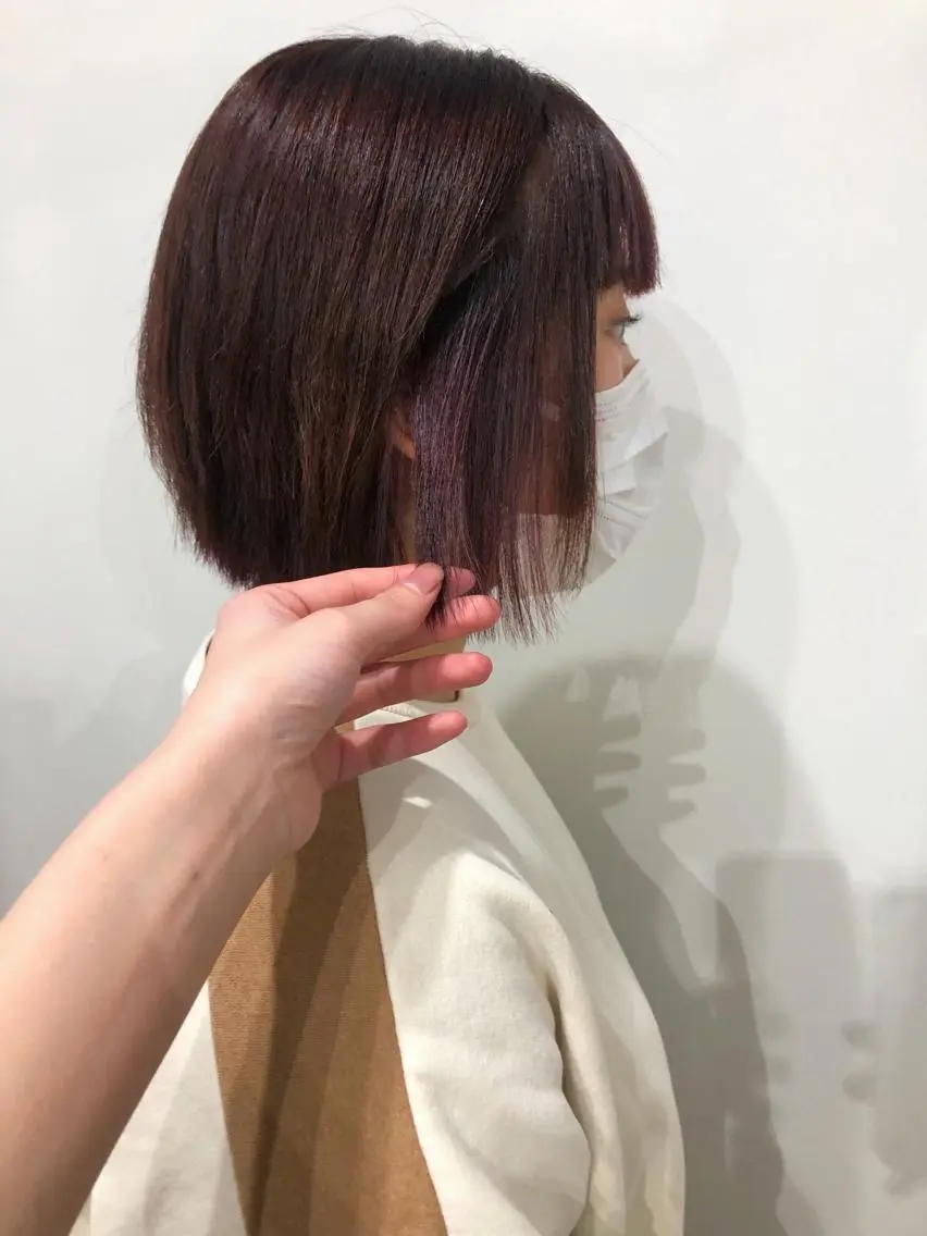 カラー white.梅田 デザインカラー🦄のヘアスタイル