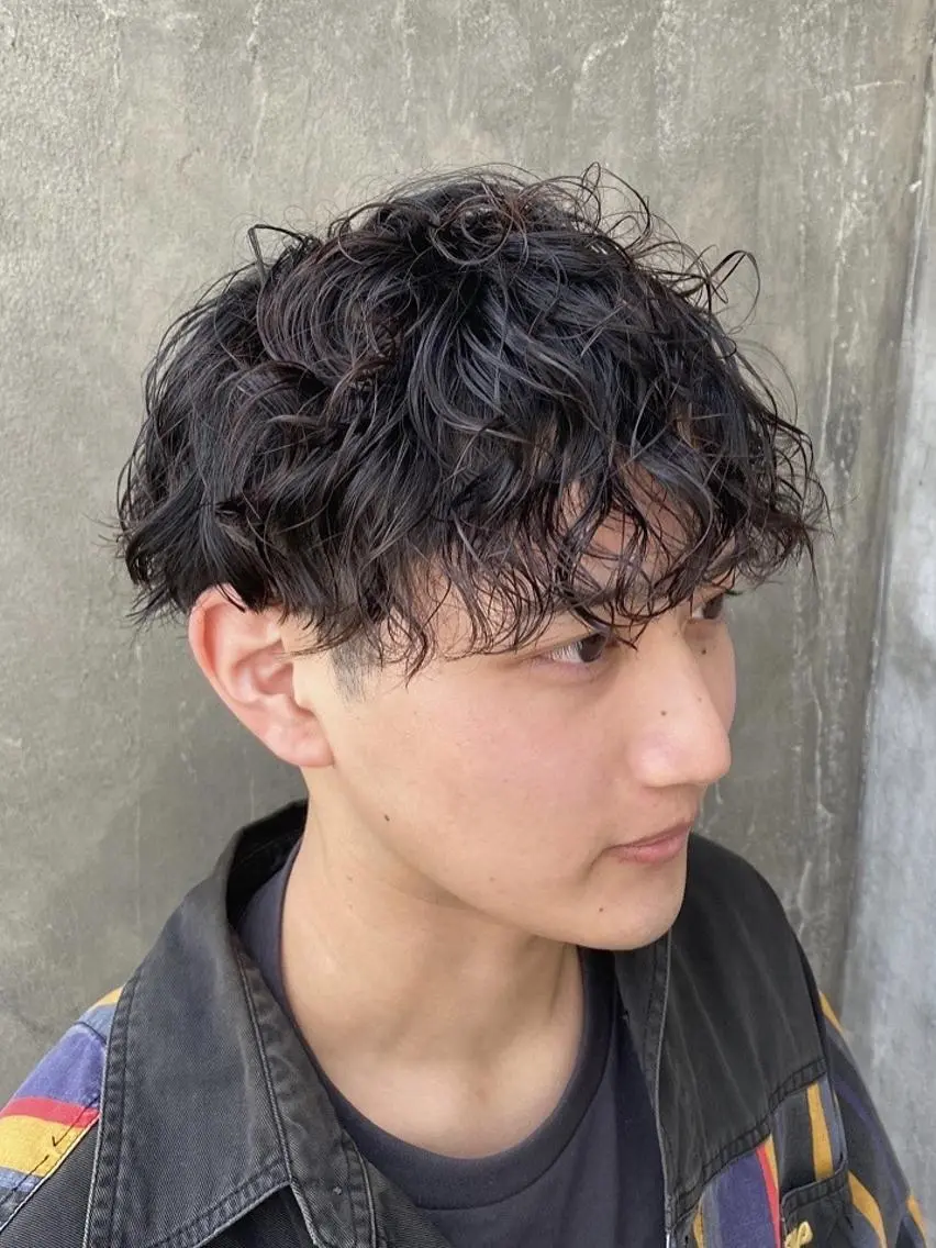 メンズ カット パーマ Nina by Babyloneのヘアスタイル