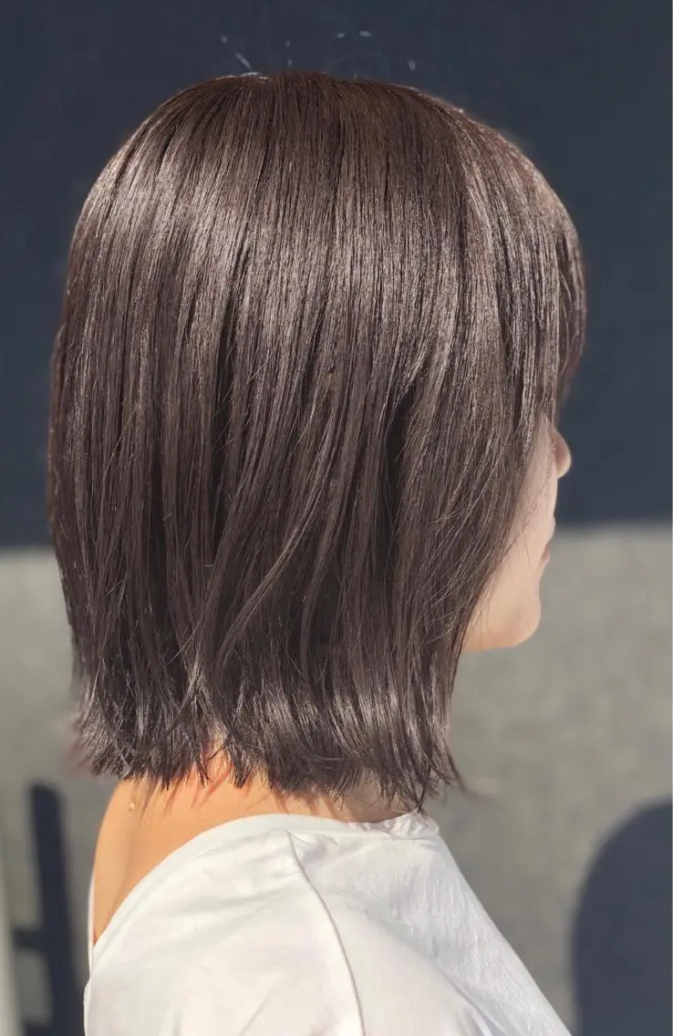 ミディアム 菊池 幹のヘアスタイル