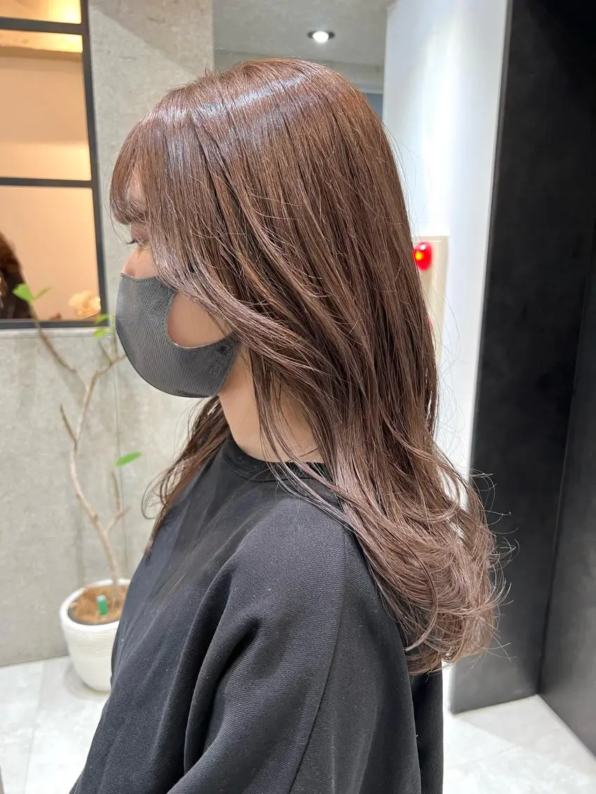 ロング カラー ベージュカラー カット ヘアカラー 🌿ニュアンス/髪質 改善🌿Fukudaのヘアスタイル