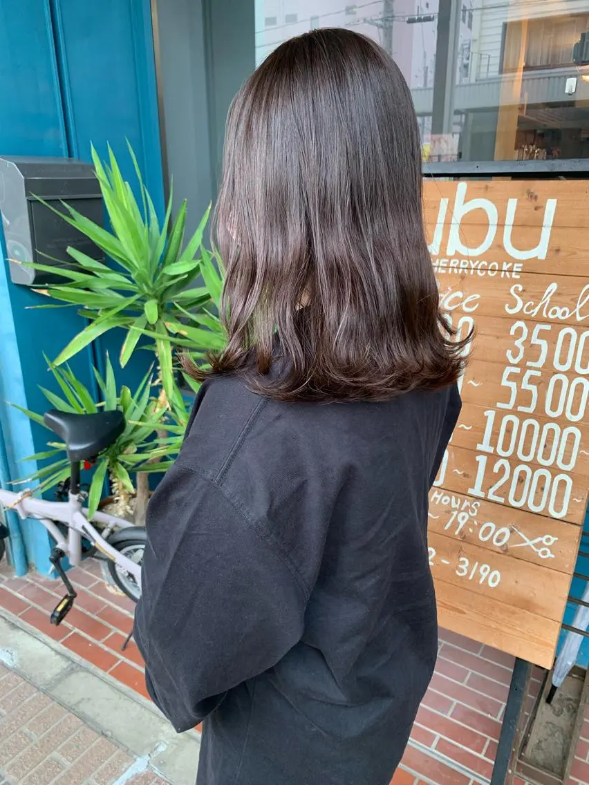 セミロング トリートメント トリートメント Loa misakiのヘアスタイル
