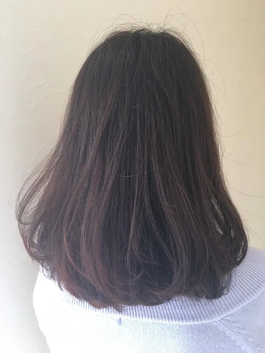 ミディアム カラー ヘアアレンジ IVY villa Suzu.のヘアスタイル