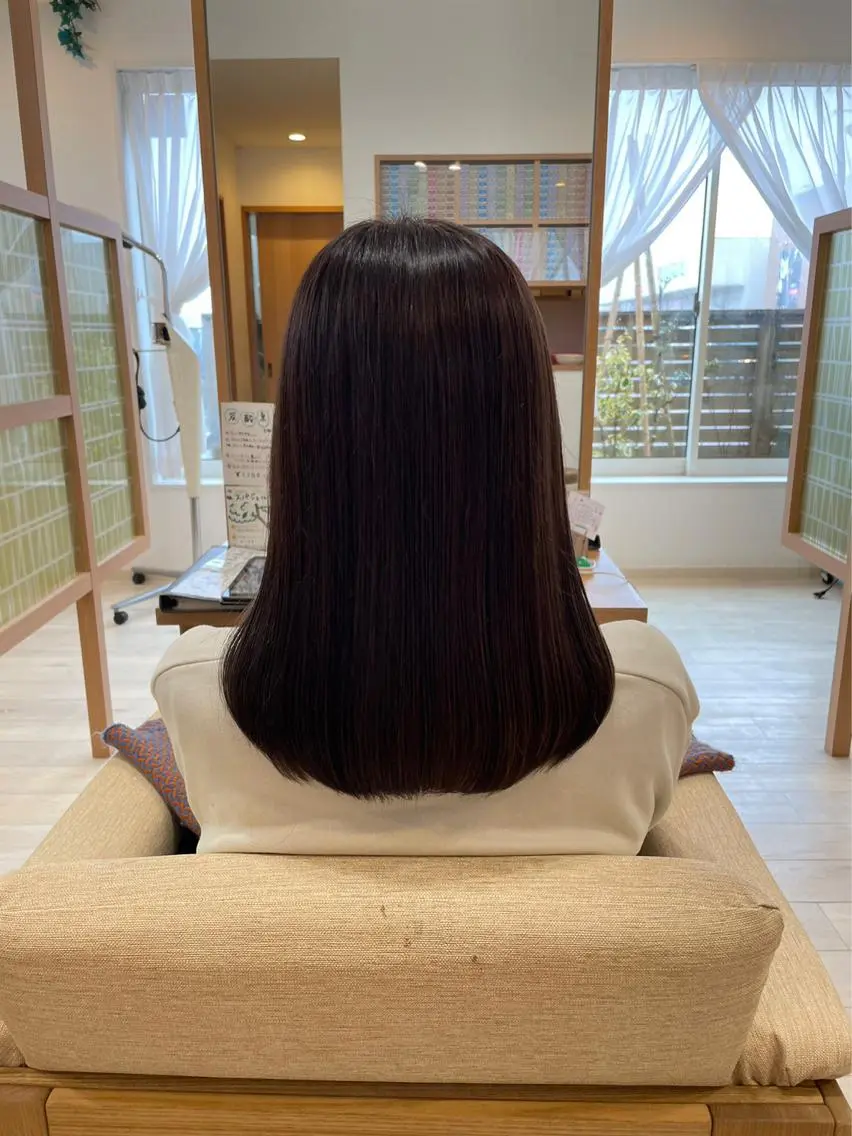 ミディアム être 加藤 悠花のヘアスタイル