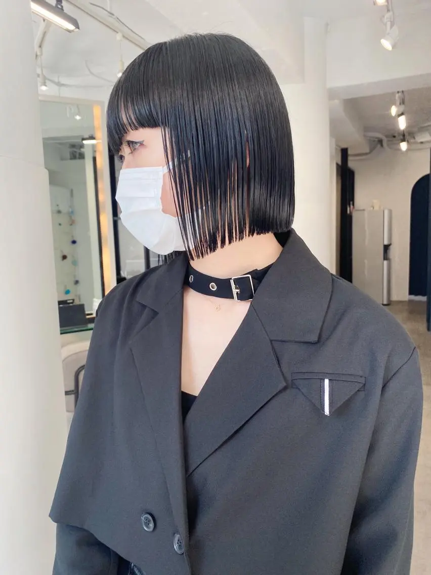 ショート カラー カット ヘアカラー トリートメント センターパート/ レイヤー/ayuのヘアスタイル