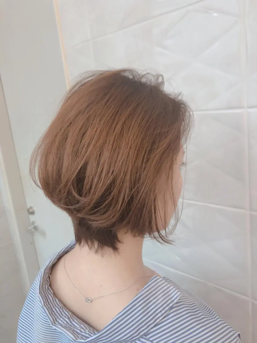 ショート カラー ベージュカラー イルミナカラー カット ヘアカラー トリートメント 💗大人艶×髪質改善 カラー💗AYAKIのヘアスタイル
